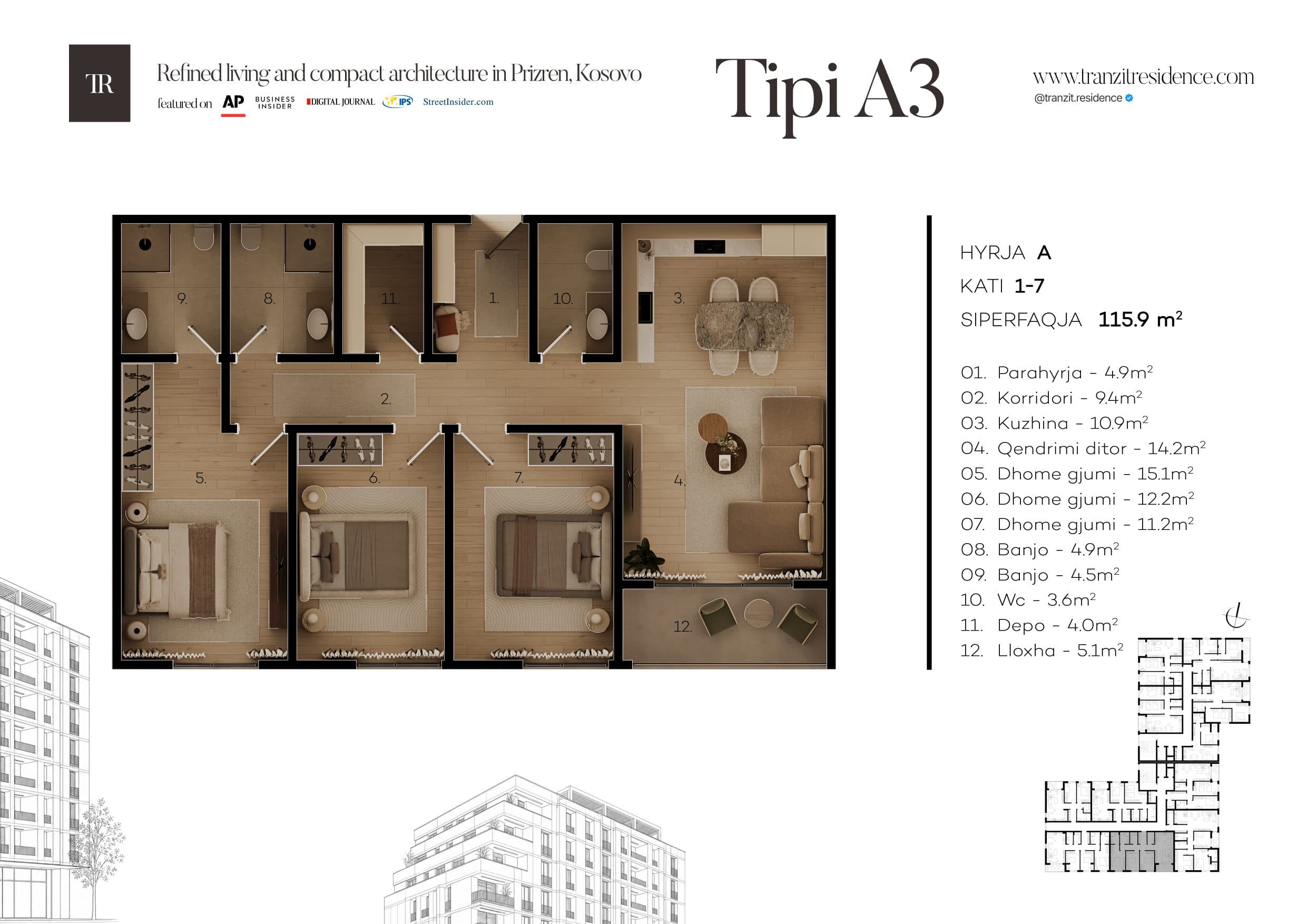 A3 floor plan